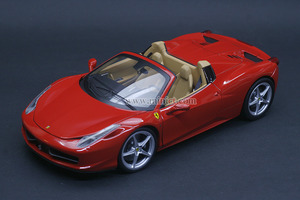 1:18 Elite Ferrari 458 Spider Red (전세계 15000대한정판)