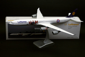 1:200 모형비행기 미니어처 키덜트 수집 LUFTHANSA A340-600 FC BAYERN (LH49)