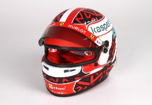 bbr 1:2 Mini helmet Charles Leclerc 2020 scala 1-2 페라리 헬멧 모형
