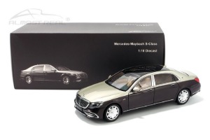 1:18 Mercedes Maybach S650 Ruby Black/Aragonite Silver 다이캐스트 벤츠 자동차 모형