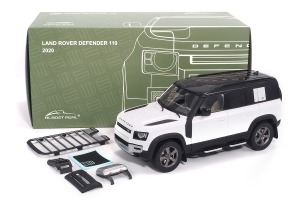 1:18  Land Rover Defender 110 with Roof Pack - 2020 - Fuji White Limited: 504pcs