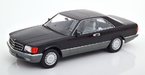 1:18 KK-Scale Mercedes 560 SEC C126 1985 black 한정판 1500대