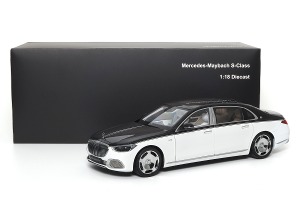 1:18 Mercedes-Maybach S-Class - 2021 - Obsidian Black/Diamond White 벤츠 마이바흐 S 클래스 S680 벤츠 모형 다이캐스트