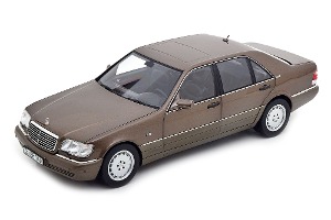 1:18 Mercedes S 600 W140 metallic-brown 1994딜러버젼 벤츠 다이캐스트 모형 한정판