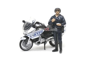 1:18 BMW R1200 RT-P U.S. POLICE+경찰피규어