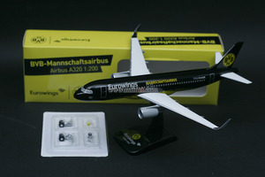 1:200 모형비행기 미니어처 키덜트 수집 EUROWINGS A320 SHARKLET BVB EW09