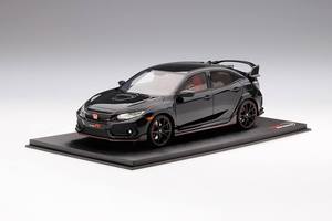 Top Speed 1/18  Honda Civic Type R 2017 Crystal Black Pearl (LHD) Limited Edition 999 Pieces