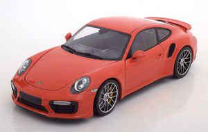 1:18 Porsche 911 (991 II) Turbo S year 2016 orange  다이캐스트 포르쉐 자동차 모형 