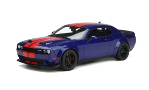 1:18 GT362 DODGE CHALLENGER SUPER STOCK  2021 INDIGO BLUE 자동차 다이캐스트 모형 수집용