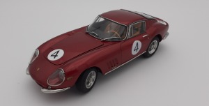 1:18  M-213 CMC Ferrari 275 GTB/C, 1966, Chassis 09063, burgundy Limited Edition 1000 pcs다이캐스트 페라리
