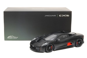 1:18  Jaguar C-X75 - 2015 - Satin Black with Gloss Black Stripes Limited: 504