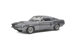 1:18 solido SHELBY GT500 – GREY &amp; BLACK STRIPES – 1967 모형자동차 다이캐스트