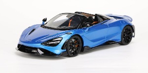 선주문 1:18  GT886  MCLAREN 765LT SPIDER 2021 AMIT BLUE 자동차 다이캐스트 모형 수집용