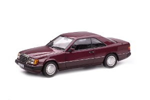 1:18 Mercedes 300 CE-24 C124 metallic-dark red 1988 딜러버젼 벤츠 다이캐스트 모형 한정판