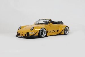 선주문 1:18  GT450  1:18 RWB Bodykit Nohra Yellow 2023 자동차 다이캐스트 모형 수집용