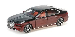 선주문 1:18 MINICHAMPS 110023201 BMW i7 - 2022 - BLACK METALLIC/RED METALLIC 다이캐스트 모형