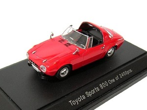 1:43 TOYOTA SPORTS 800 Red