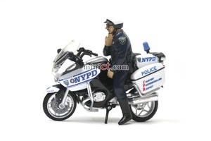 1:18 BMW R1200 RT-P U.S. POLICE+경찰피규어