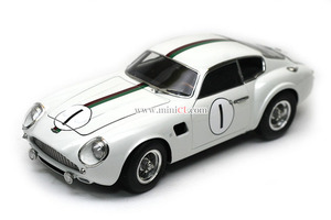 M-139 Aston Martin DB4 GT Zagato Starting-No. 1 Le Mans / white, 1961 Limited Edition 2,500 pcs.